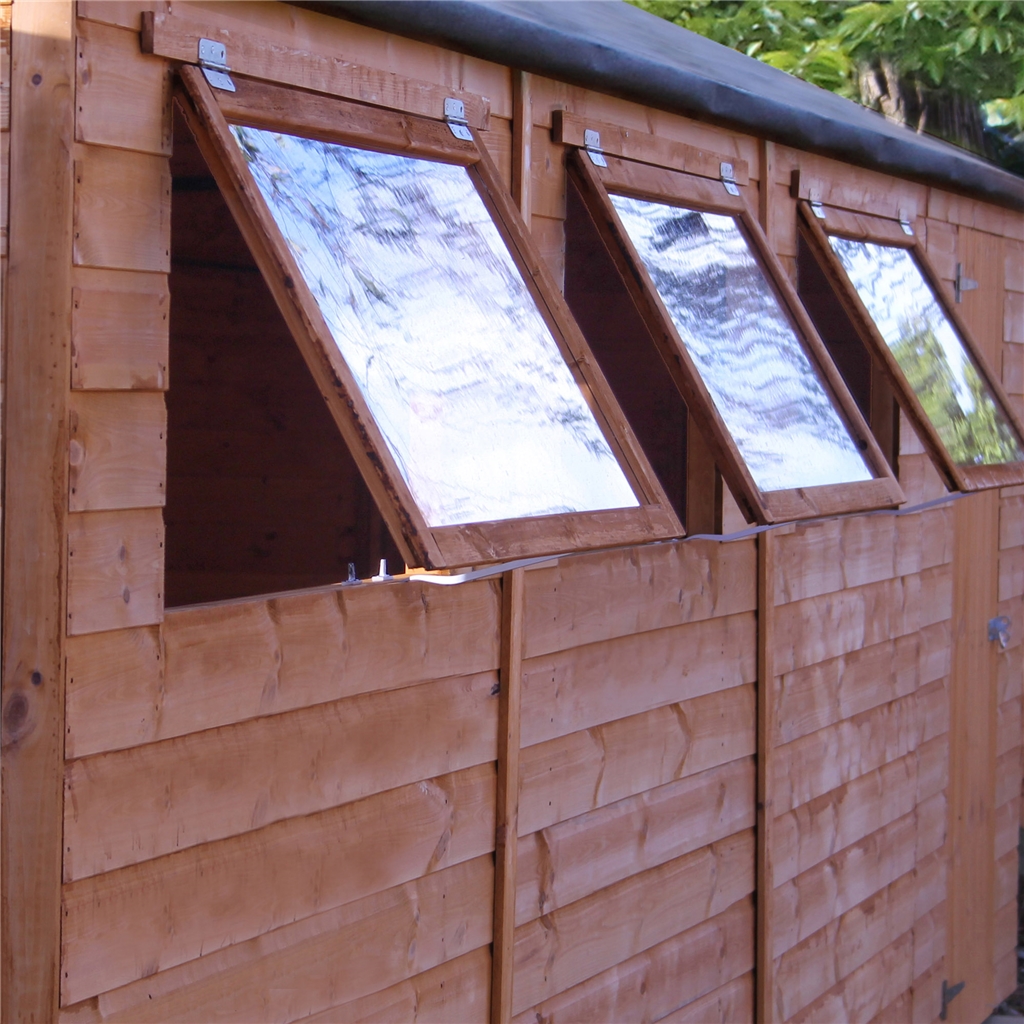 INSTALLED 20 x 10 Deluxe Tongue and Groove Workshop With