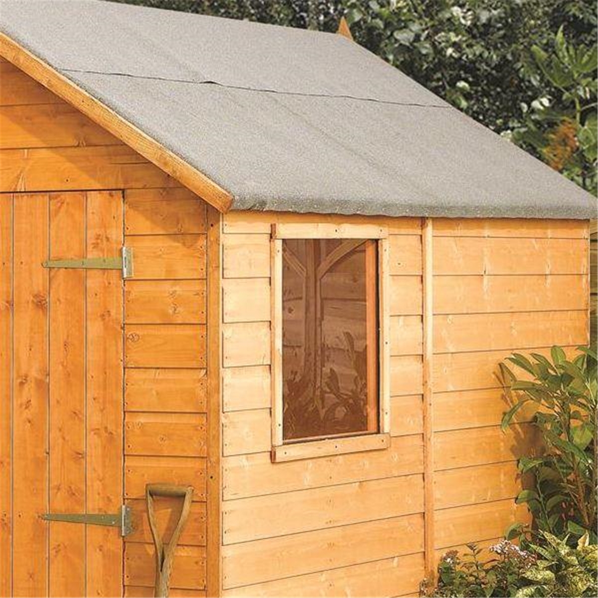 INSTALLED 8 x 6 Modular Tongue and Groove Shed (11mm Solid OSB Floor