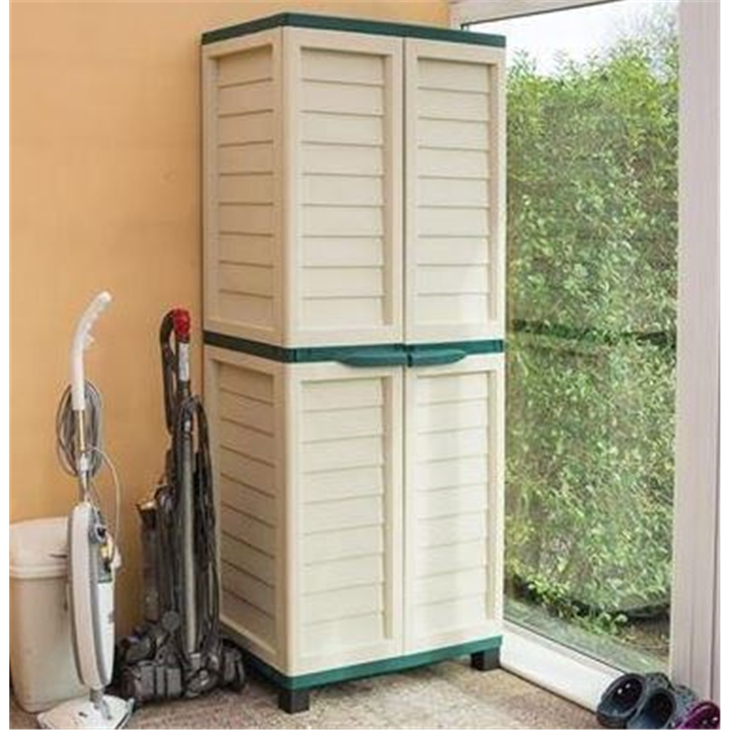 INSTALLED Deluxe Plastic Utility Store INCLUDES INSTALLATION ShedsFirst
