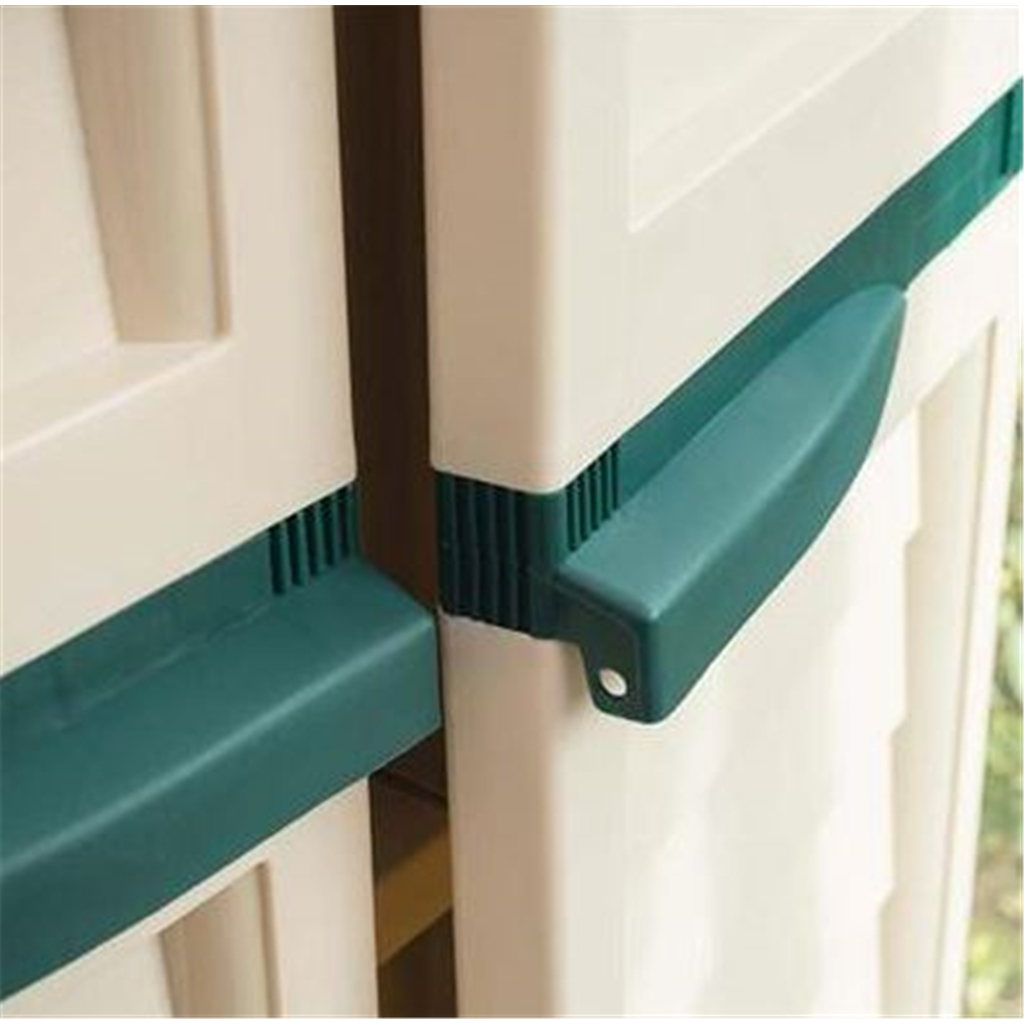 INSTALLED Deluxe Plastic Utility Store INCLUDES INSTALLATION ShedsFirst