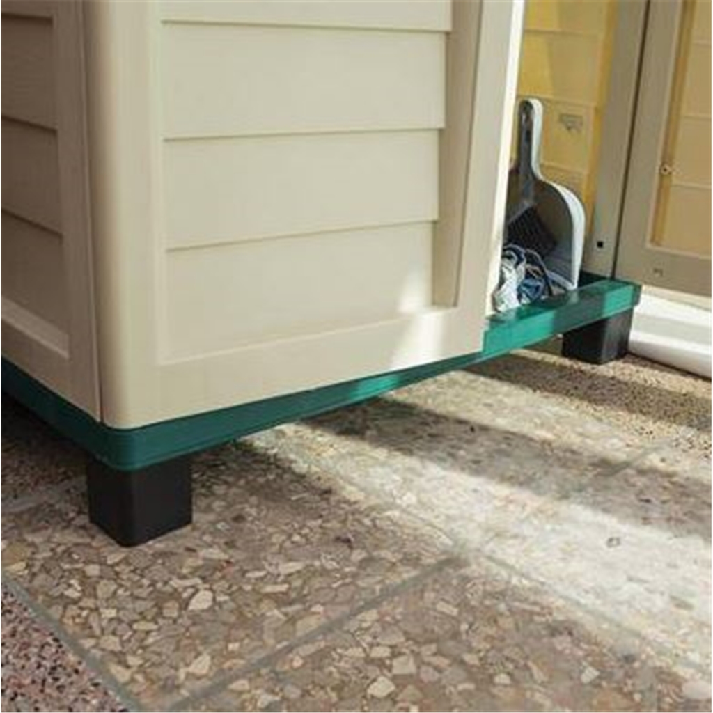 INSTALLED Deluxe Plastic Utility Store INCLUDES INSTALLATION ShedsFirst