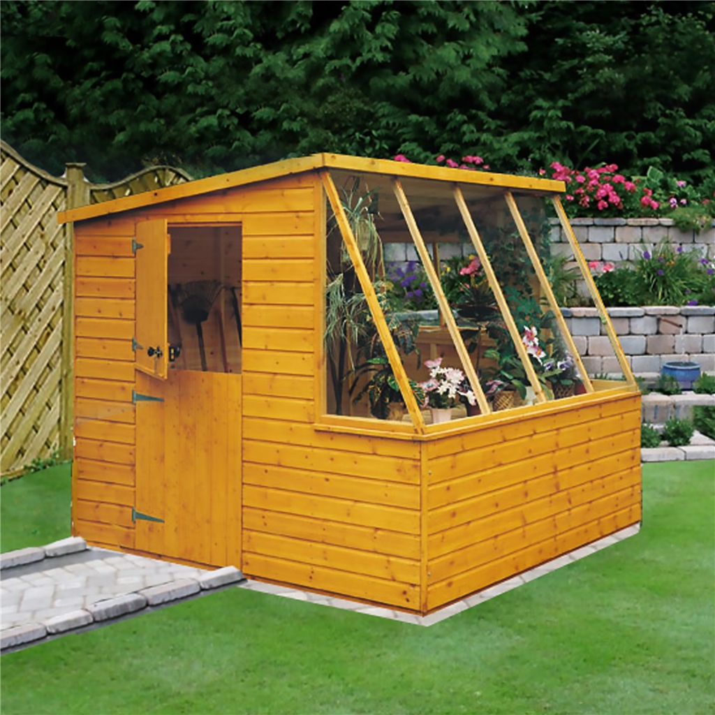 installed - 8 x 6 2.39m x 1.79m tongue and groove