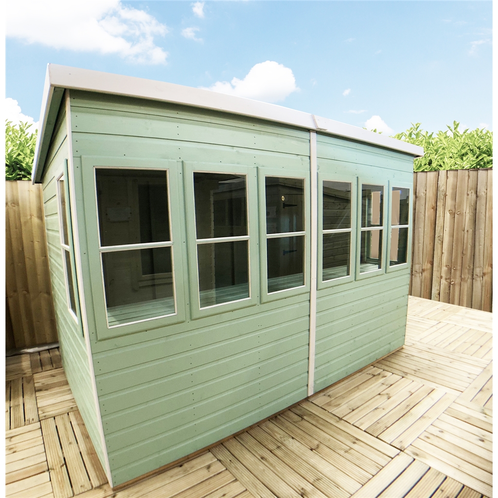 8 X 6 (1.83m X 2.39m) - Tongue And Groove - Pent Potting ...
