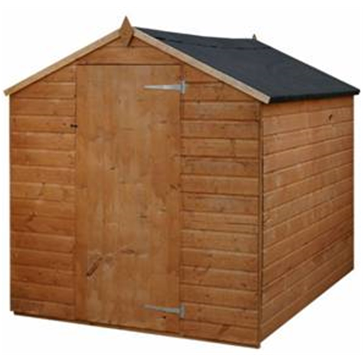 8 x 6 Tongue and Groove Apex Windowless Shed With Single Door (Solid