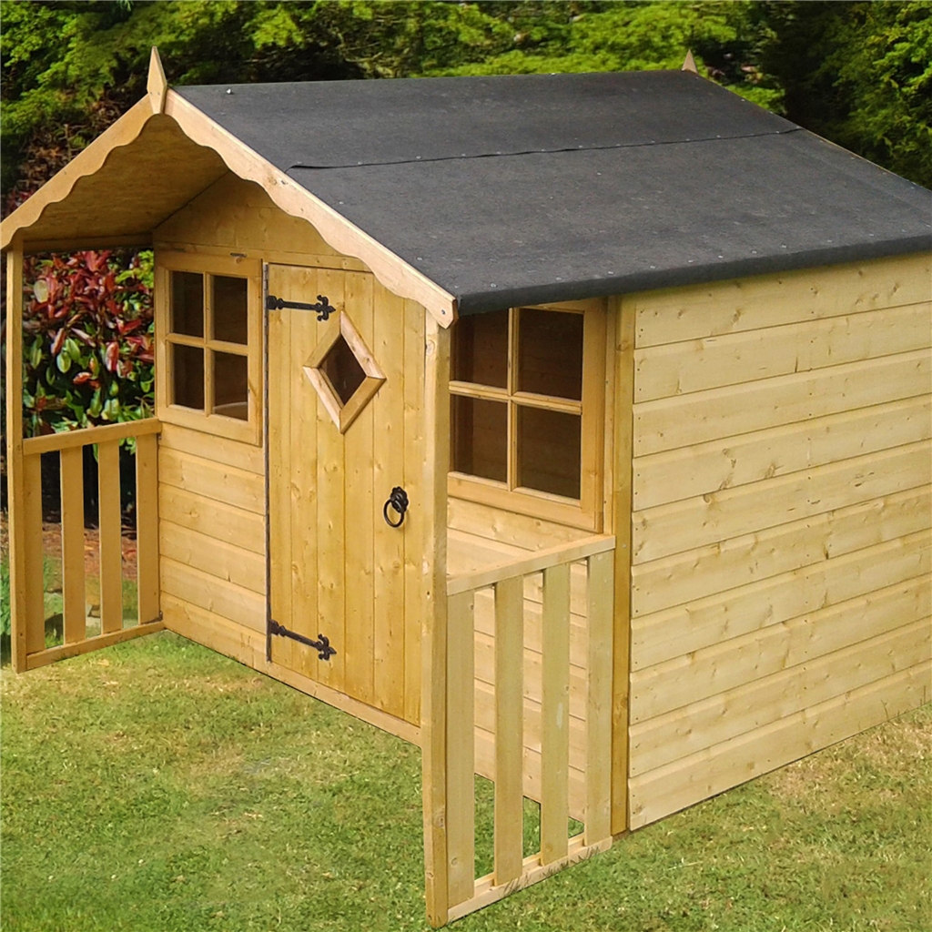 Installed 6 X 5 (1.78m X 1.19m) Playhouse Installation Included