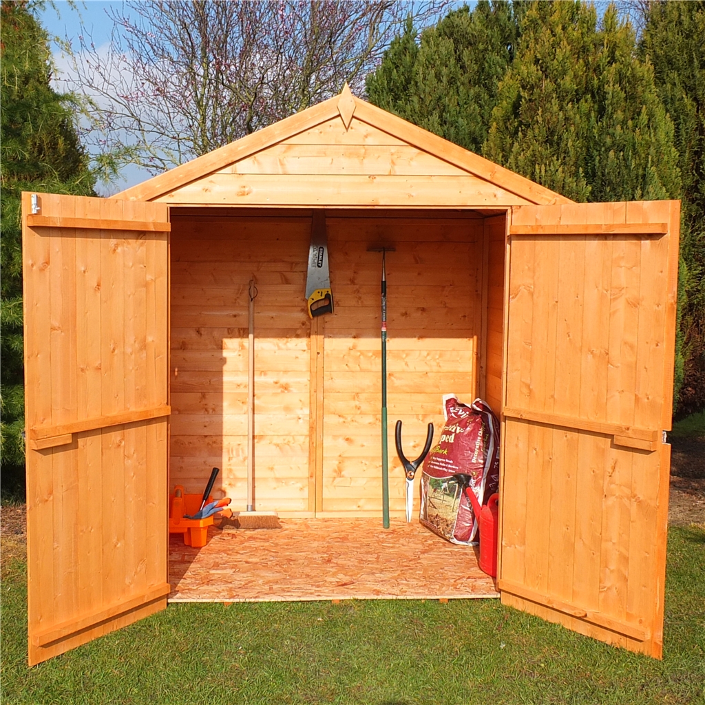 Installed 4 X 6 (1.19m X 1.79m) Tongue And Groove Apex Garden