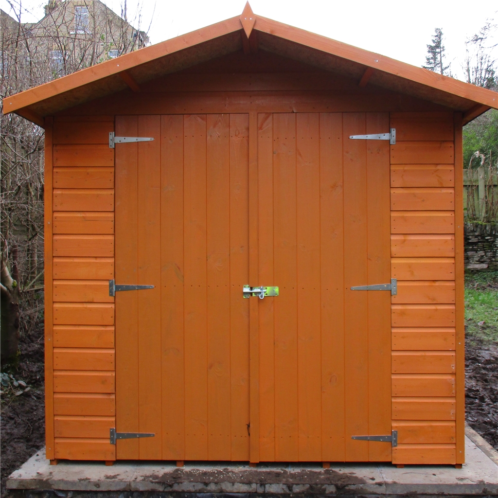 Installed 13 X 7 (4.03m X 1.98m) Tongue And Groove Wooden Garden Shed / 3 Opening Installed 13 X 7 (4.03m X 1.98m) Tongue And Groove Wooden Garden Shed / 3 Opening