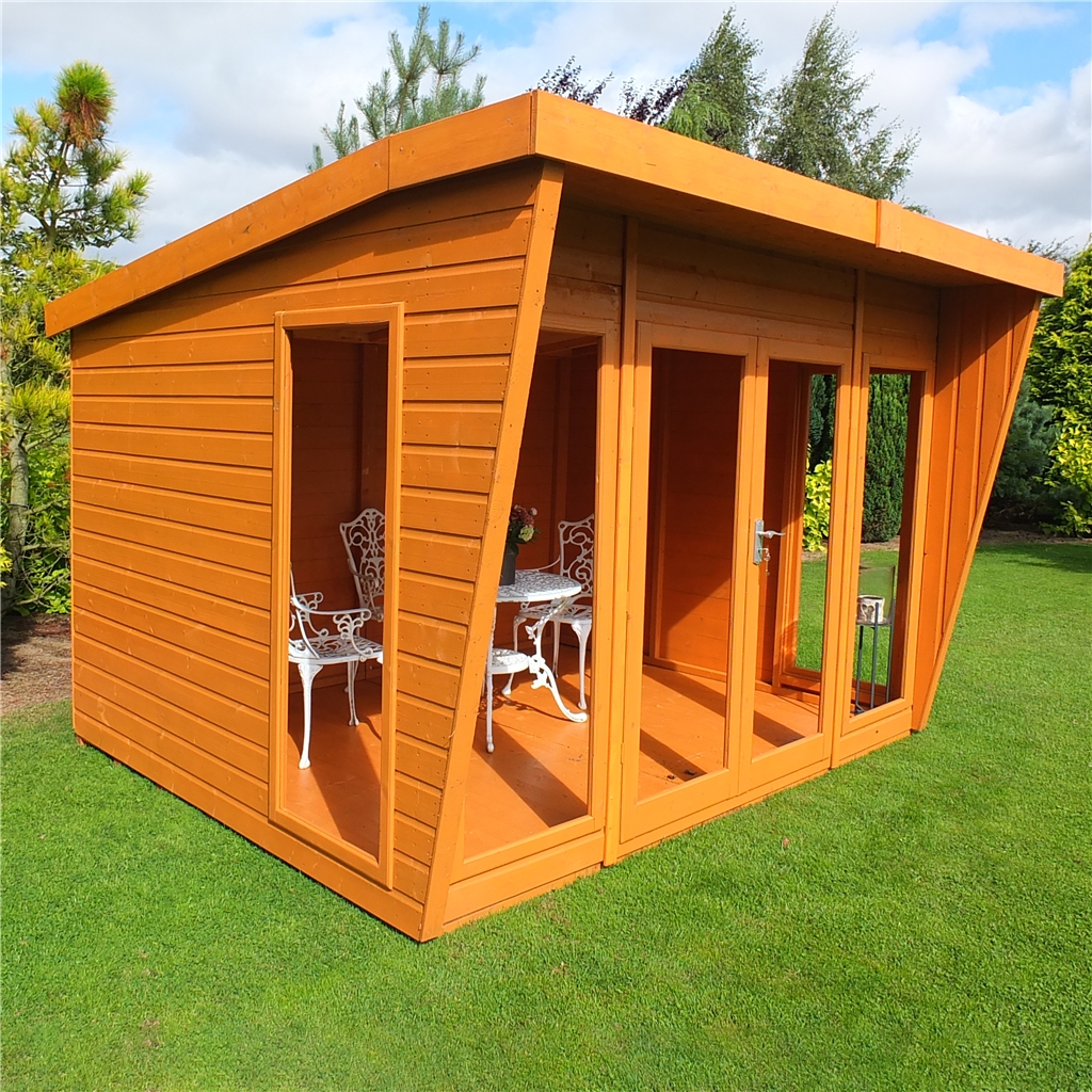 10 x 8 3.06m x 2.39m - premier wooden summerhouse