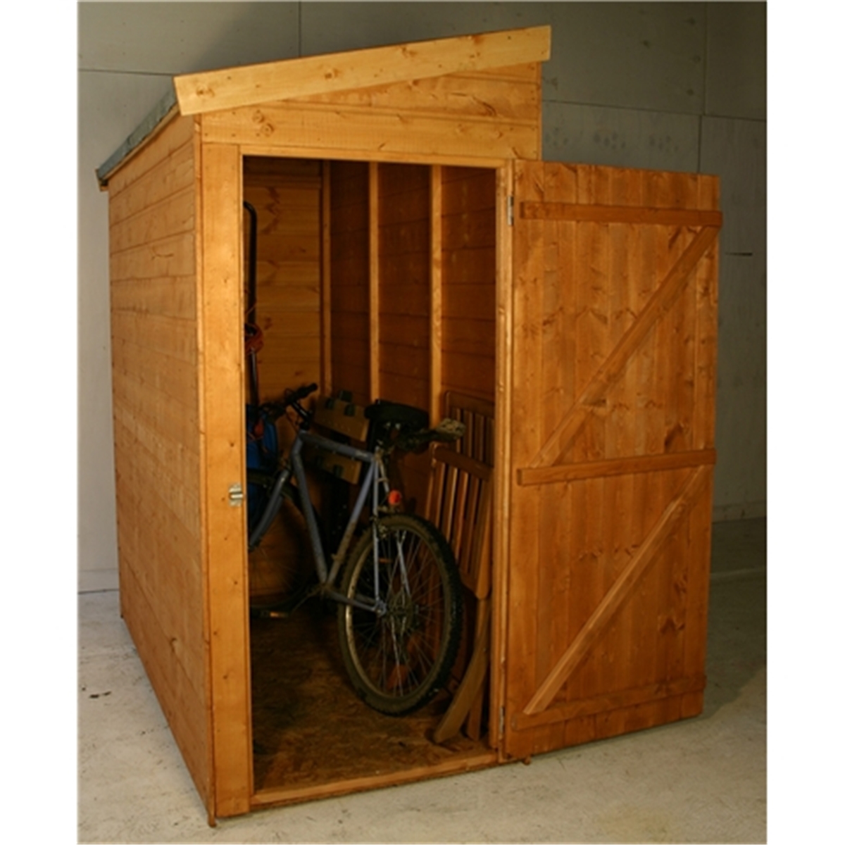 6 x 3 Tongue and Groove Tall Pent Shed *No Front Doors 