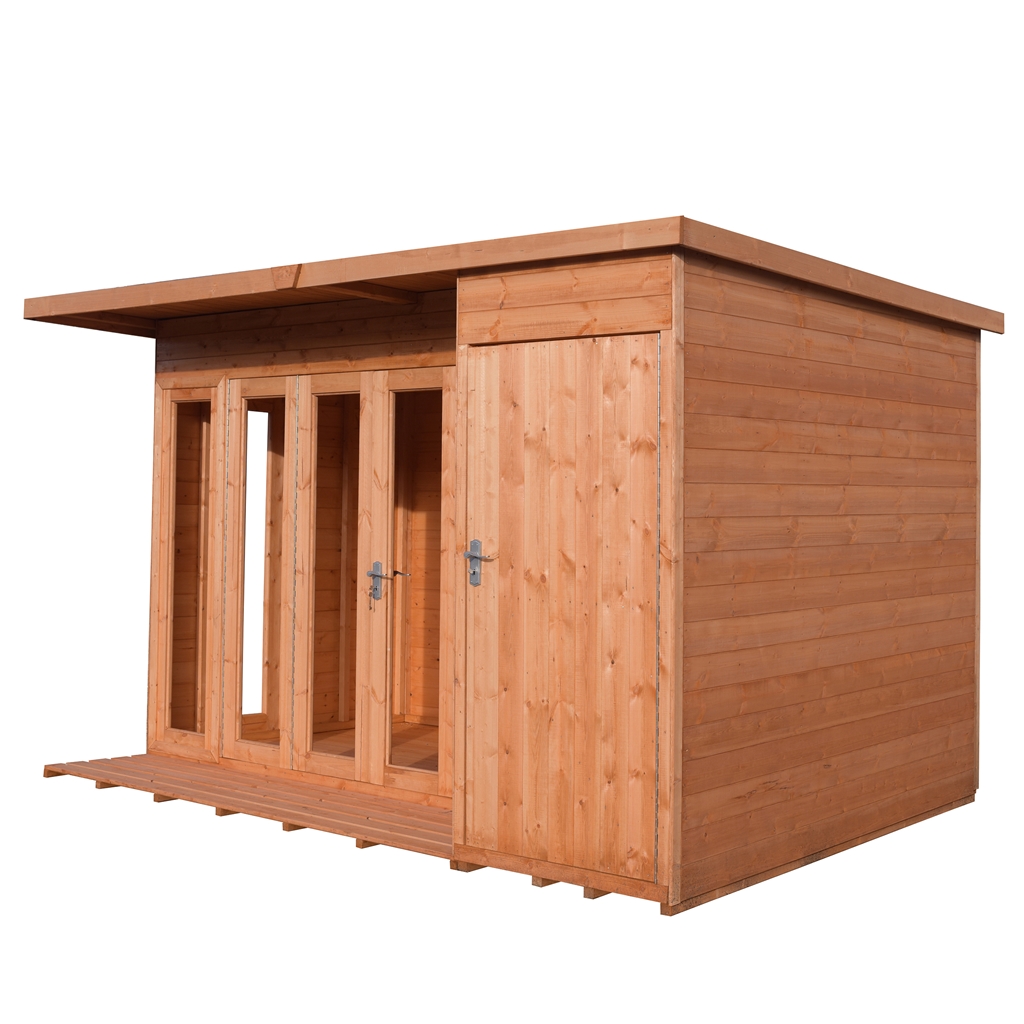 12 x 8 3.59m x 2.39 - premier pent wooden summerhouse