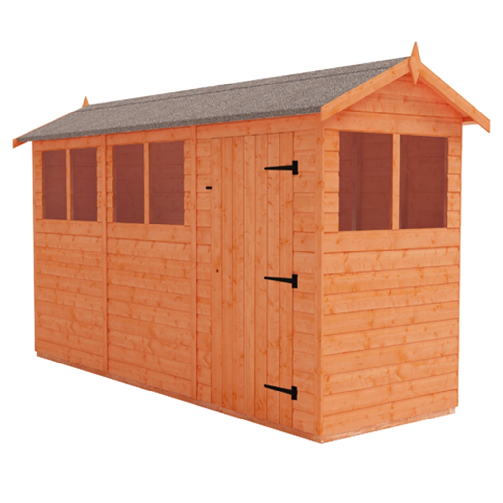 georgian apex shed - timberland sheds direct