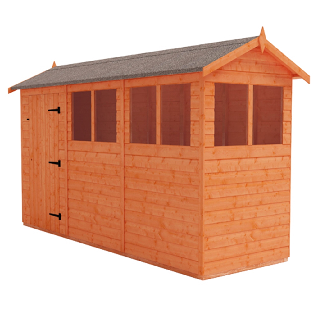 12 x 4 Tongue and Groove Shed (12mm Tongue and Groove 