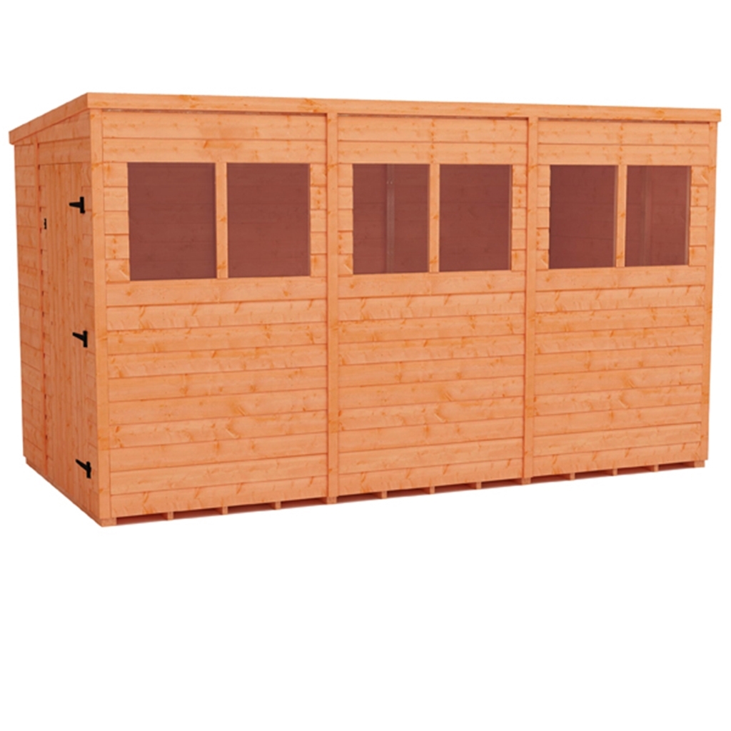 12 x 6 tongue and groove pent shed 12mm tongue and groove