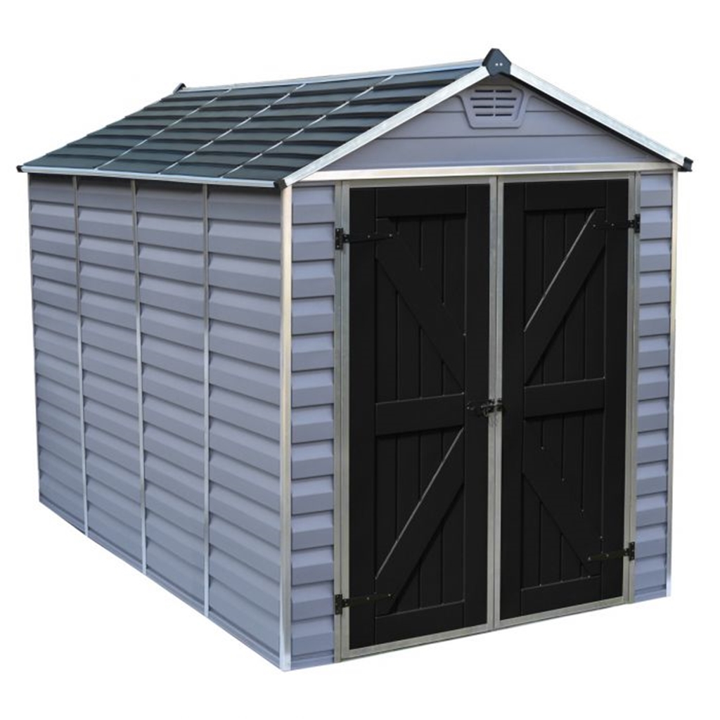 10 x 6 3.03m x 1.85m double door apex plastic shed with