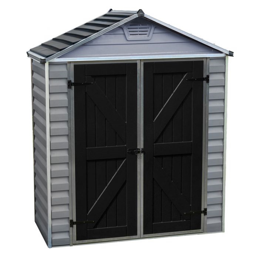 outsunny metal garden shed roof storage lockable patio