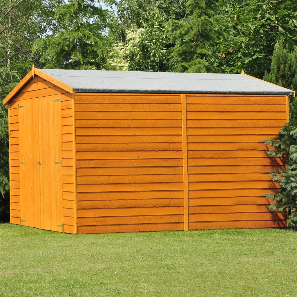 12 x 8 (3.59m x 2.39m) - Windowless Dip Treated Overlap 