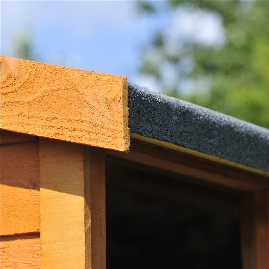 Installed 20 X 10 (6.05m X 2.99m) Windowless Dip Treated Overlap Apex