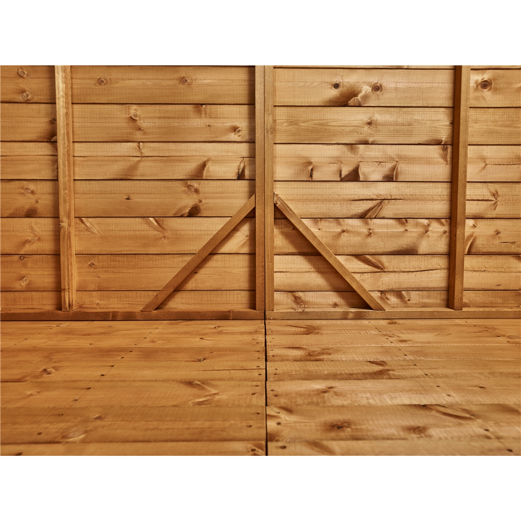 10 x 6 premium tongue and groove apex shed - single door