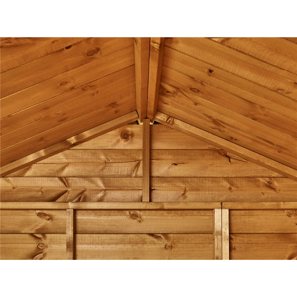 12 x 6 Premium Tongue And Groove Apex Shed Single Door Windowless