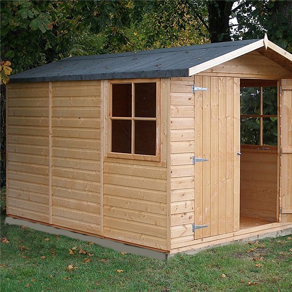 10 X 7 Tongue And Groove Apex Shed (12mm Tongue And Groove Floor