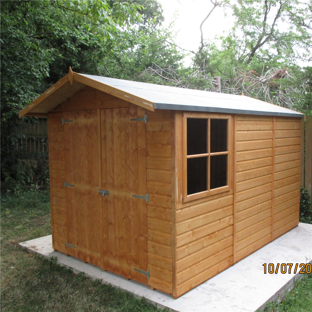 10 X 7 Tongue And Groove Apex Shed (12mm Tongue And Groove Floor