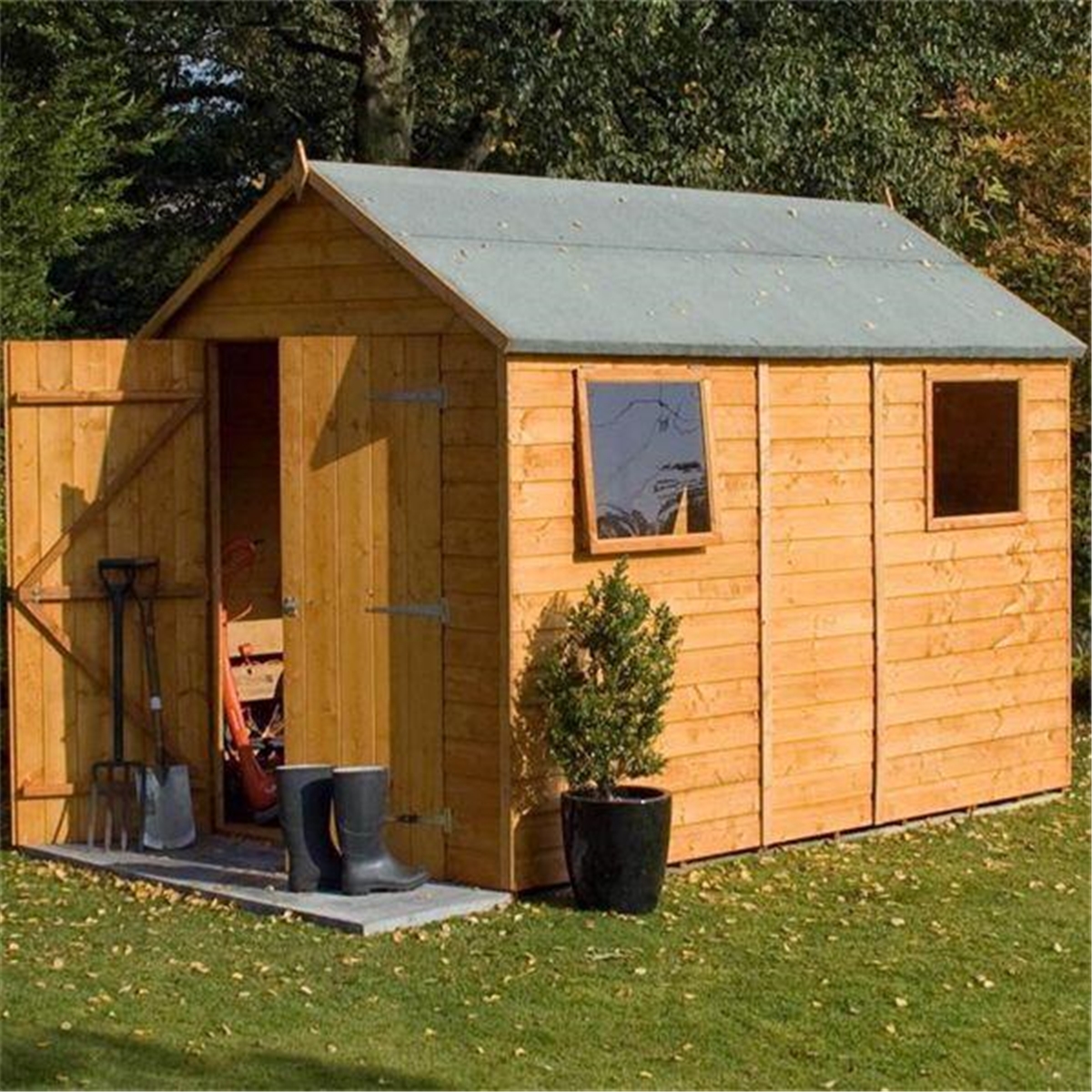 INSTALLED 10 x 6 Tongue and Groove Shed (12mm Tongue and Groove Floor) INCLUDES INSTALLED