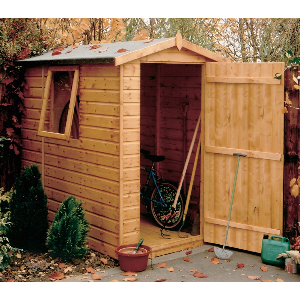 Installed 7 X 5 (2.05m X 1.62m) Tongue And Groove Apex Garden Shed 1 Opening Window Installed 7 X 5 (2.05m X 1.62m) Tongue And Groove Apex Garden Shed 1 Opening Window