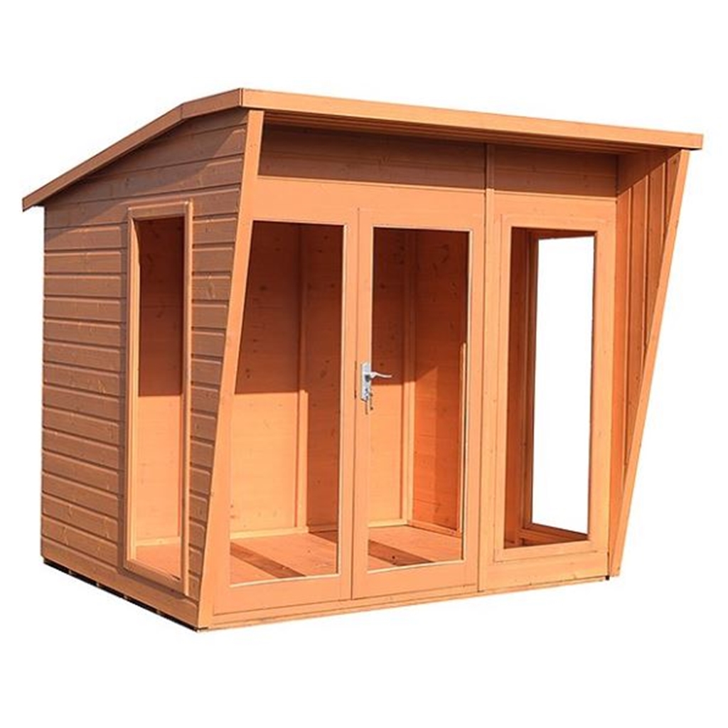 Installed 8 X 6 (2.29m X 1.79m) Premier Wooden Summerhouse 12mm T&g