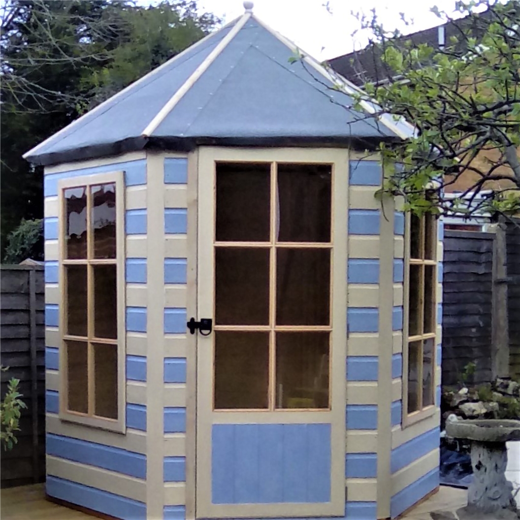 6 X 7 Premier Pressure Treated Hexagonal Wooden Summerhouse Single