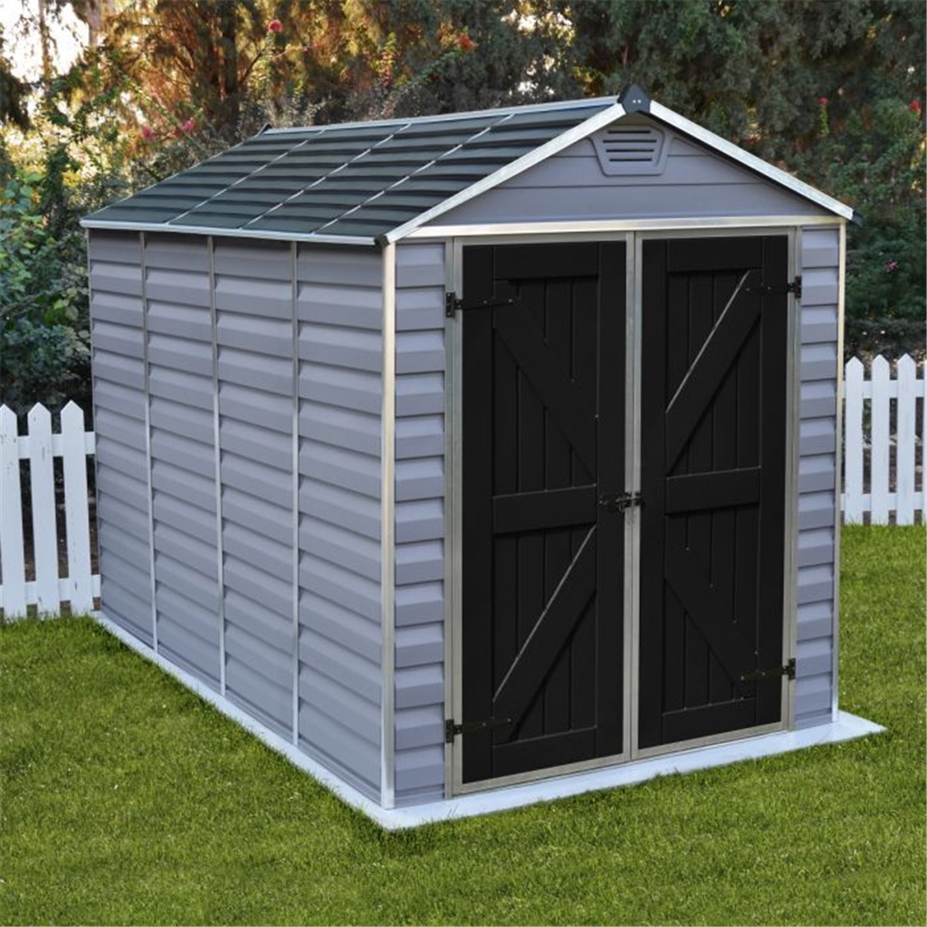 10 x 6 3.03m x 1.85m double door apex plastic shed with