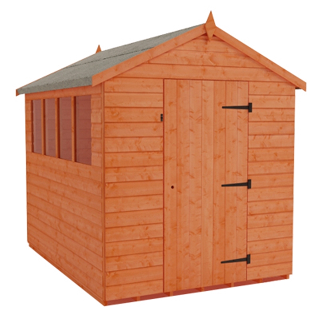 8 x 6 Reverse Tongue and Groove Shed (12mm Tongue and 