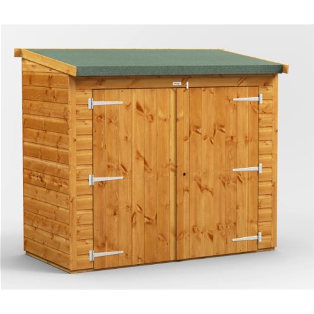 pent roof bike shed