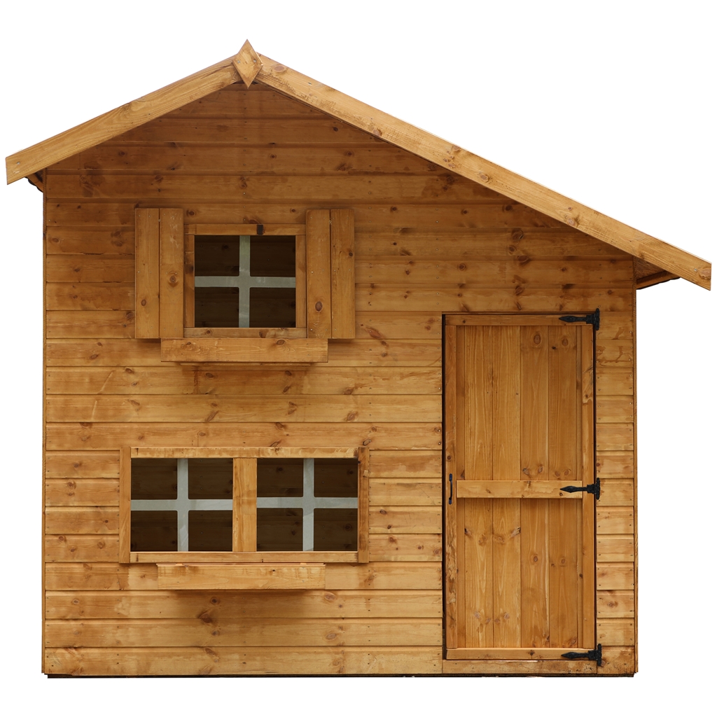 8 x 6 Wooden Cottage Playhouse - 2 Storey ShedsFirst