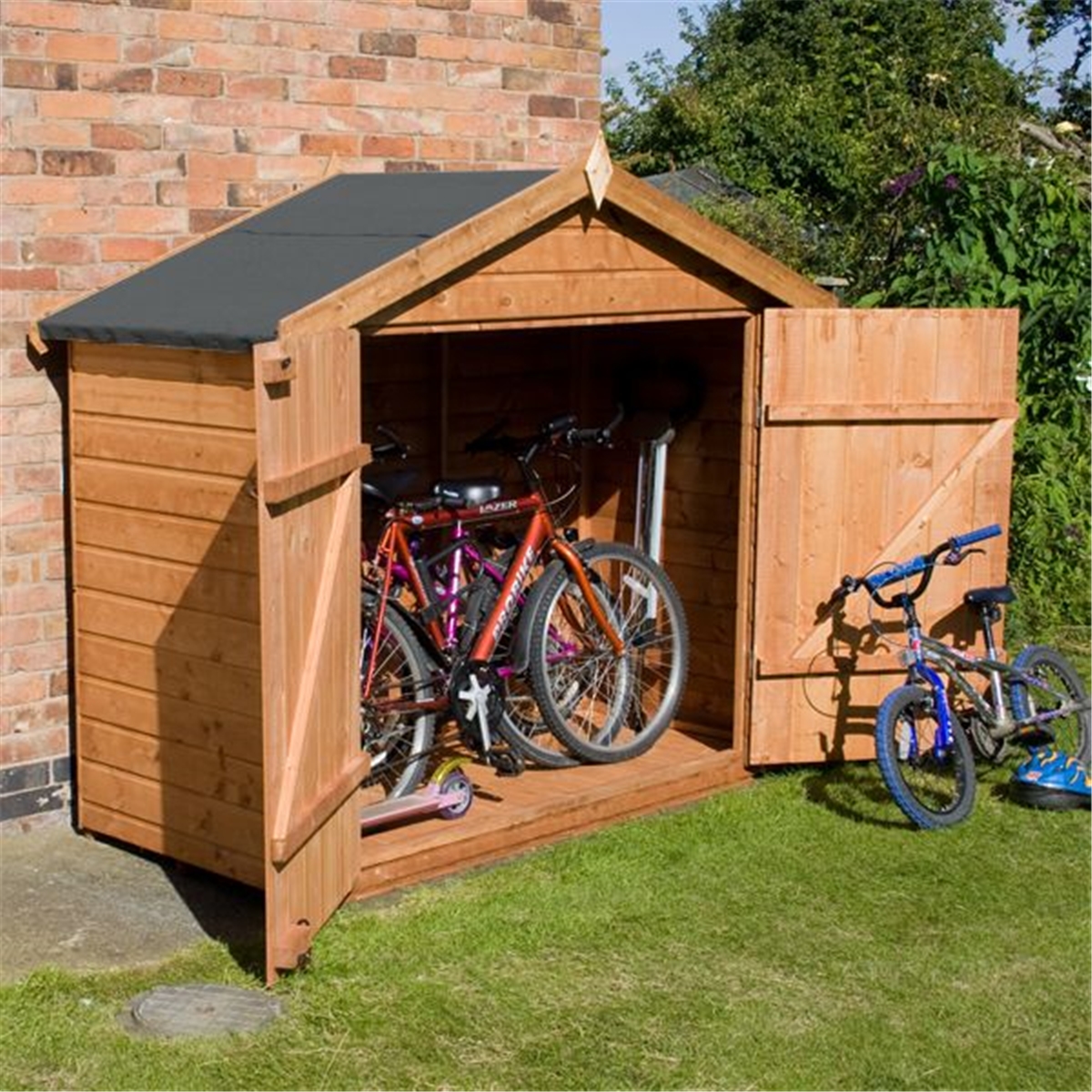 7 x 3 Premier Tongue and Groove Bike Store (10mm Solid OSB 