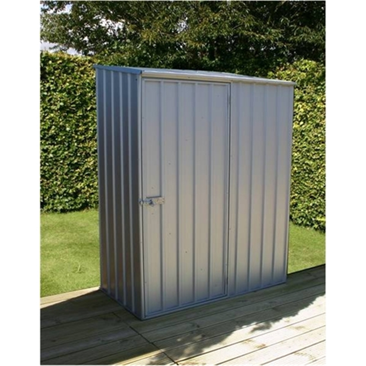 5 x 3 space saver zinc metal shed 1.52m x 0.78m *free 24