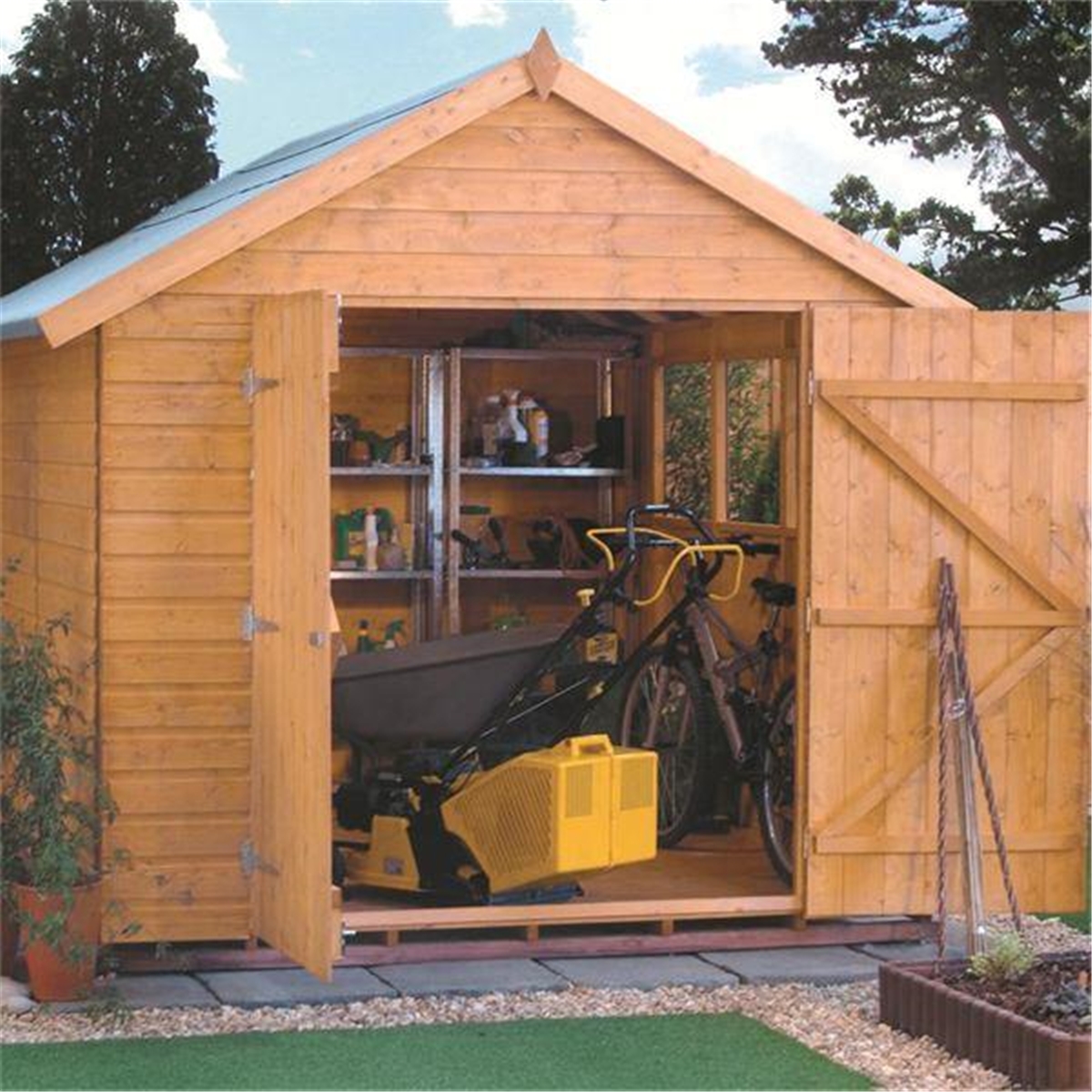 10 x 8 Tongue and Groove Shed (12mm Tongue and Groove 