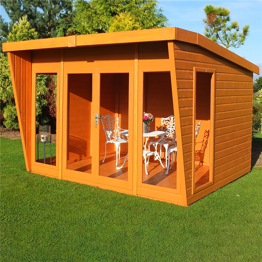 10 x 8 (3.06m x 2.39m) - Premier Wooden Summerhouse 