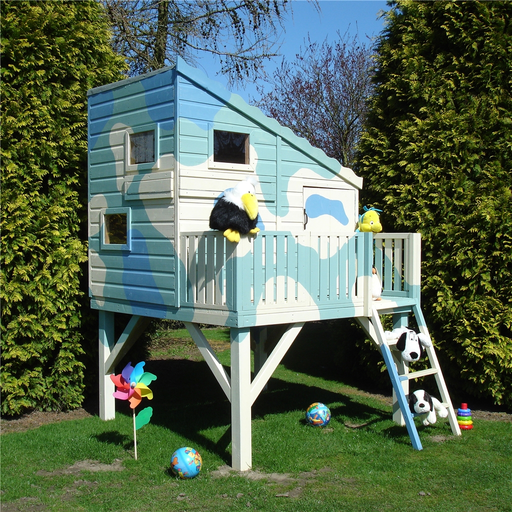 6 X 6 (1.79m X 1.79m) Command Post Tower Playhouse ShedsFirst