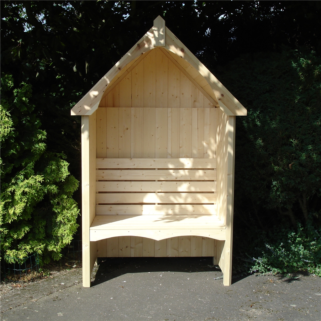 4ft 5 x 2ft 4 Seat Arbour ShedsFirst