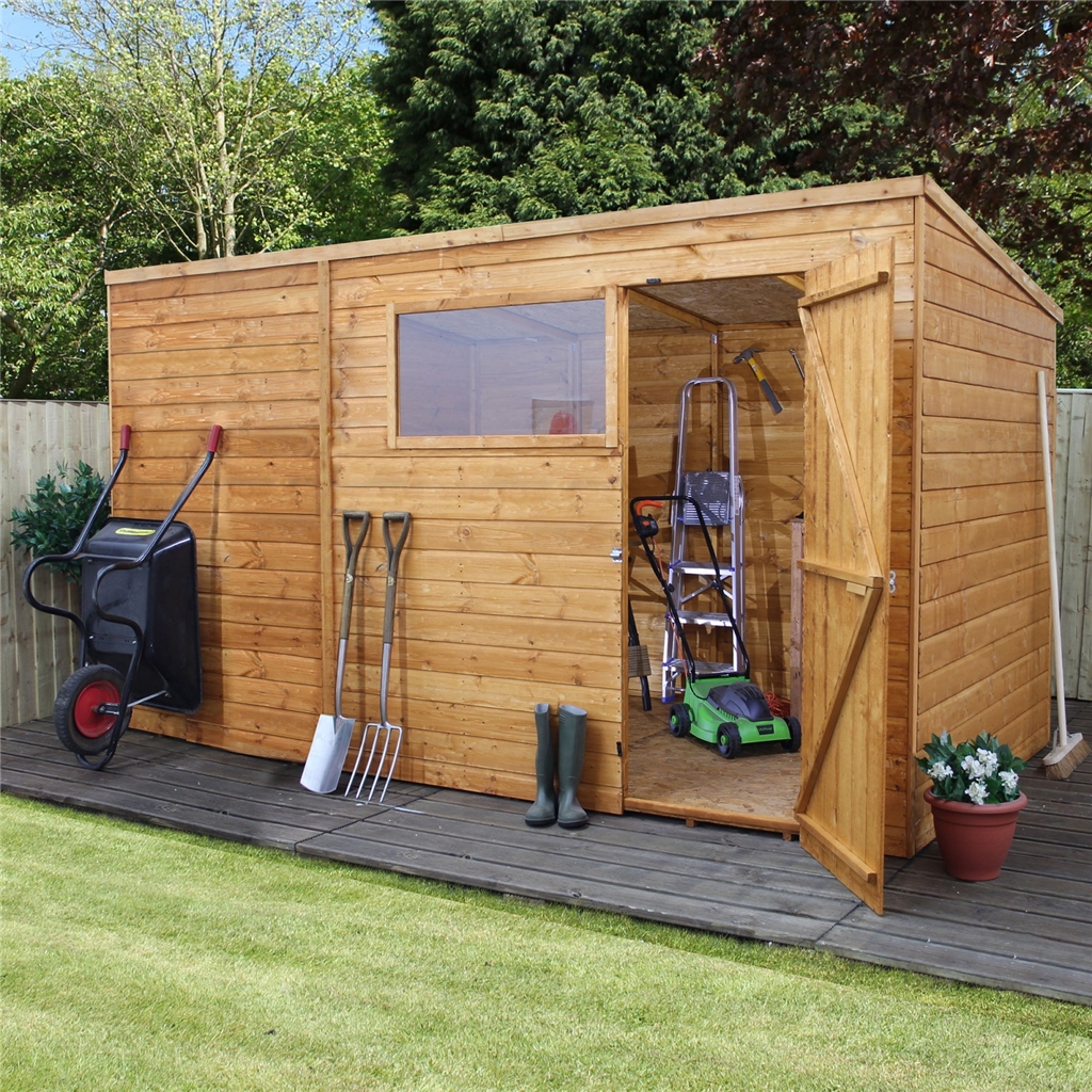 *DISCO 2/1/19* 12 x 8 Tongue and Groove Pent Shed With 