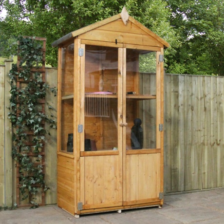 ***DISCO*** x 2 Tall Wooden Greenhouse - 48HR + SAT 