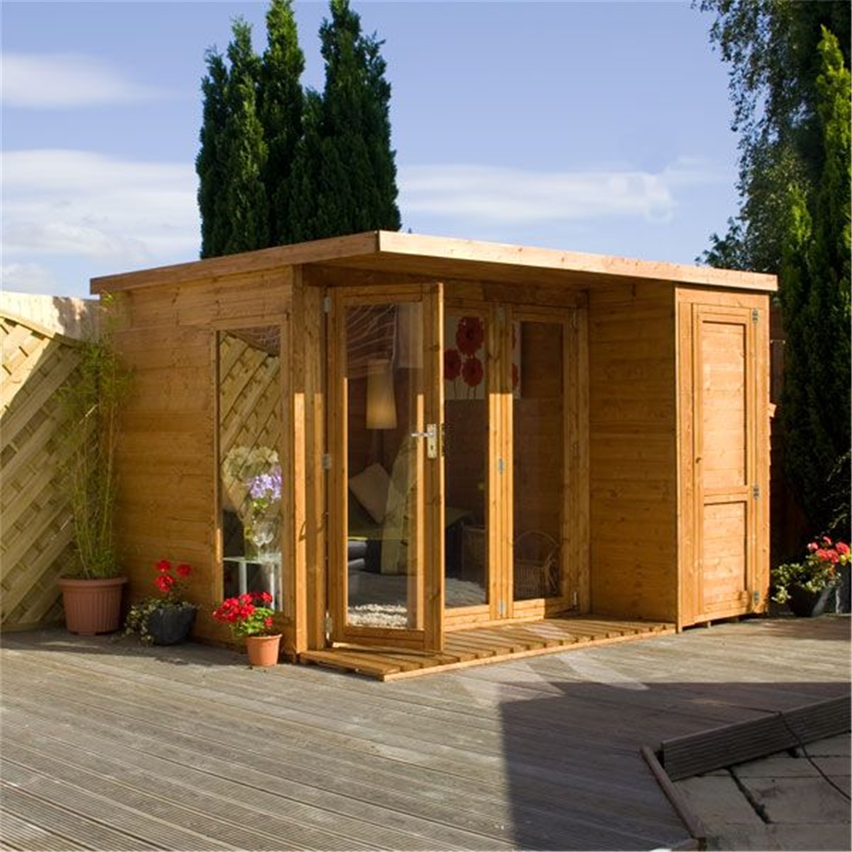 INSTALLED 10 x 8 Contempory Gardenroom Large Combi (12mm 