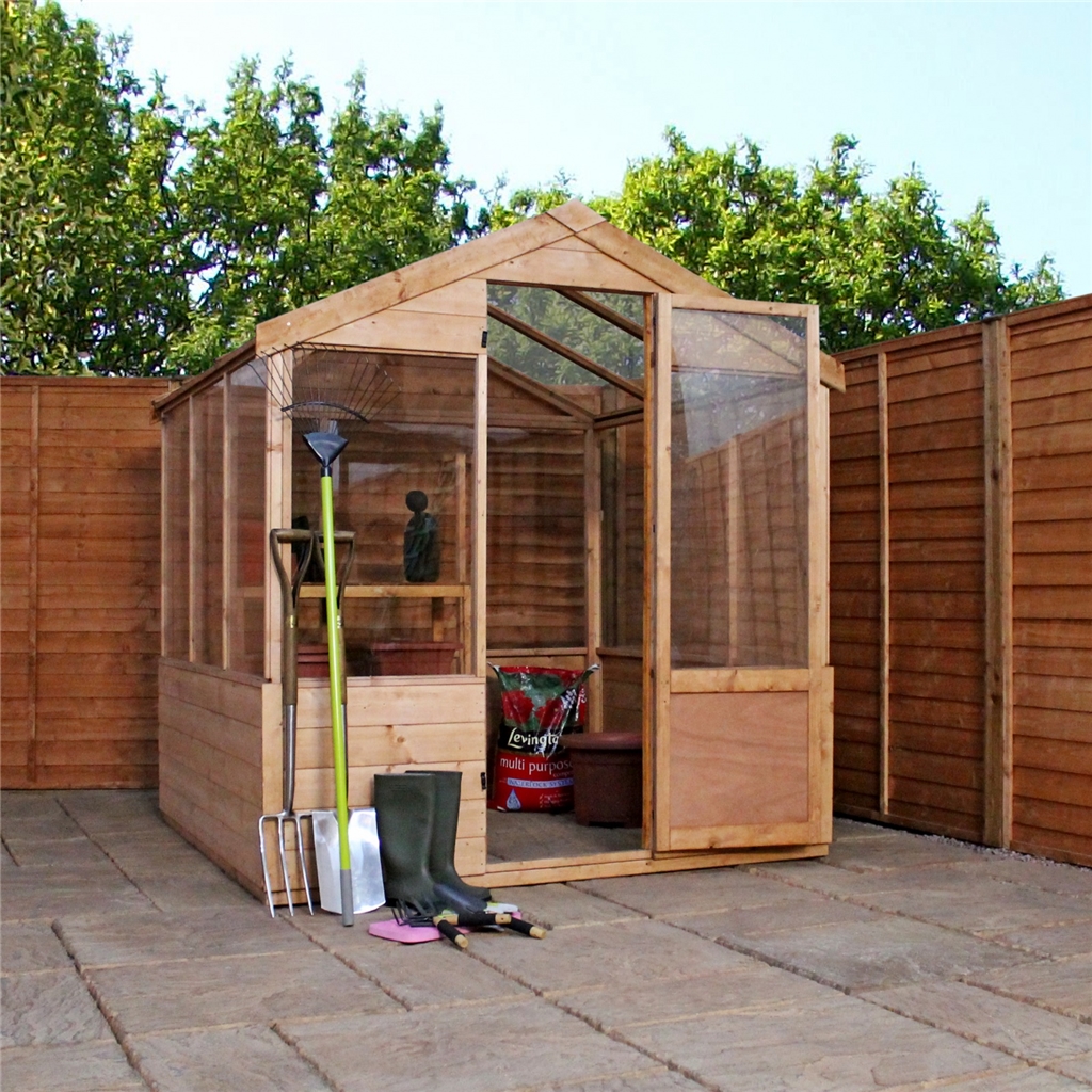 INSTALLED 4 x 6 Wooden Value Greenhouse INCLUDES INSTALLATION