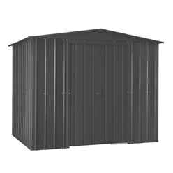 8 X 3 Premier Easyfix – Apex – Metal Shed -Anthracite Grey (2.45m X 0.92m)