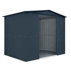8 X 6 Premier Easyfix – Apex – Metal Shed -Anthracite Grey (2.45m X 1.85m)