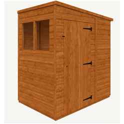 4 X 6 Tongue And Groove Pent Shed (12mm Tongue And Groove Floor And Roof)
