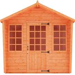 10 X 10 Chalet Summerhouse (12mm Tongue And Groove Floor And Apex Roof)