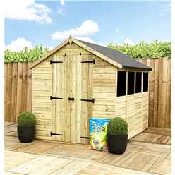 13' x 7' Pressure Treated Sheds Shop Online