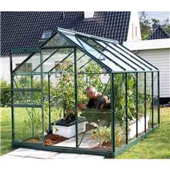 6 X 10 Value Green Metal Frame Greenhouse