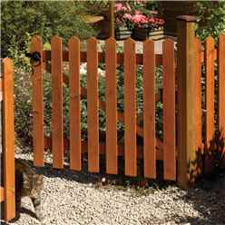 Pack of 3 - 6 X 3 Picket Fence Panel Dip Treated 